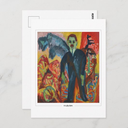 Ernst Ludwig Kirchner #360 -ファインアートはがき ポストカード (正面/裏面)