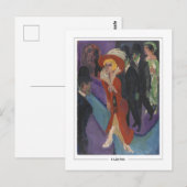 Ernst Ludwig Kirchner #370 -ファインアートはがき ポストカード (正面/裏面)