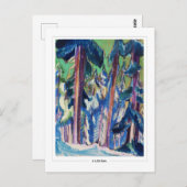 Ernst Ludwig Kirchner #426-2 -ファインアートはがき ポストカード (正面/裏面)