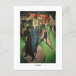 Ernst Ludwig Kirchner #486-2 -ファインアートはがき ポストカード