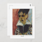 Ernst Ludwig Kirchner #4-2 -ファインアートはがき ポストカード (正面/裏面)