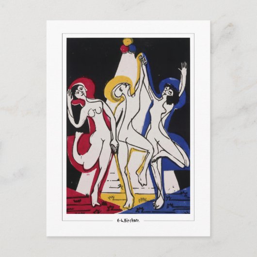 Ernst Ludwig Kirchner #590 -ファインアートはがき ポストカード (正面)