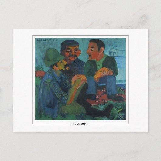 Ernst Ludwig Kirchner #634 -ファインアートはがき ポストカード (正面)
