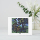 Ernst Ludwig Kirchner #650-2 -ファインアートはがき ポストカード (スタンド正面)