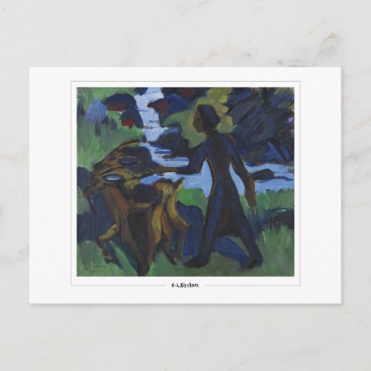 Ernst Ludwig Kirchner #650-2 -ファインアートはがき ポストカード (正面)