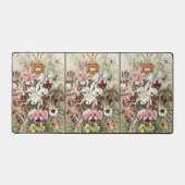 ErnstHaeckel Vintage Botanical Orchid Illustration デスクマット (正面)
