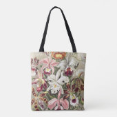 ErnstHaeckel Vintage Botanical Orchid Illustration トートバッグ (裏面)