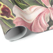 ErnstHaeckel Vintage Botanical Orchid Illustration ラッピングペーパー (ロールコーナー)