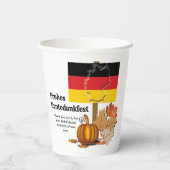 Erntedankfest | ドイツの感謝祭 紙コップ (裏面)