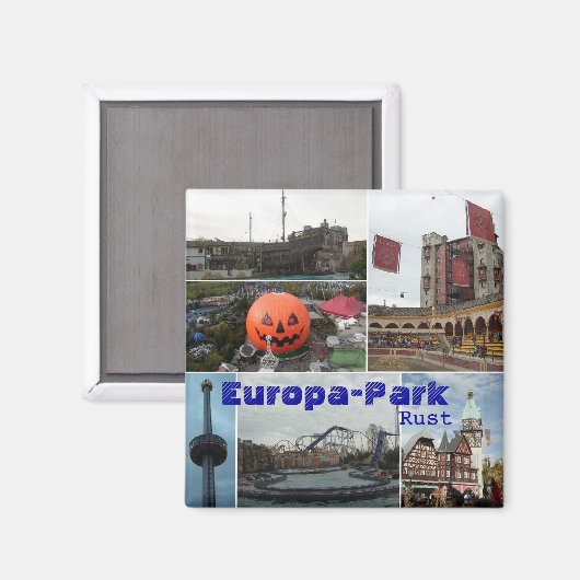 EropaPark、Europa-Park、Rust マグネット (正面/裏面)