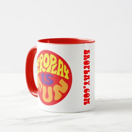 Eroplayはおもしろいのマグです マグカップ (正面左)