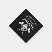 Errへの海賊ファンはArrへの人間は海賊 スタンダードカクテルナプキン (角)