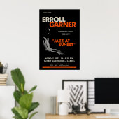 Erroll Garner jazz poster - Concert by the Sea ポスター (ホームオフィス)