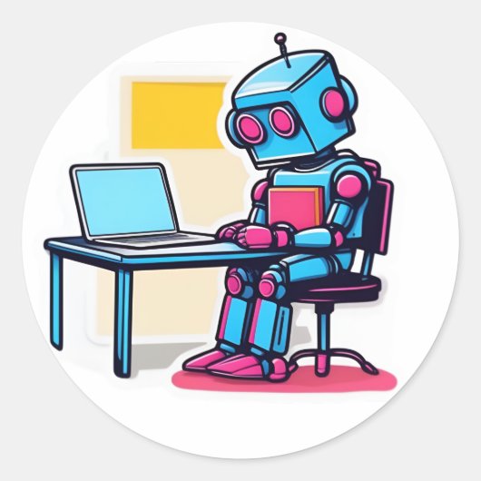 Error 404：やる気は見つかりませんでした - ステッカー (正面)