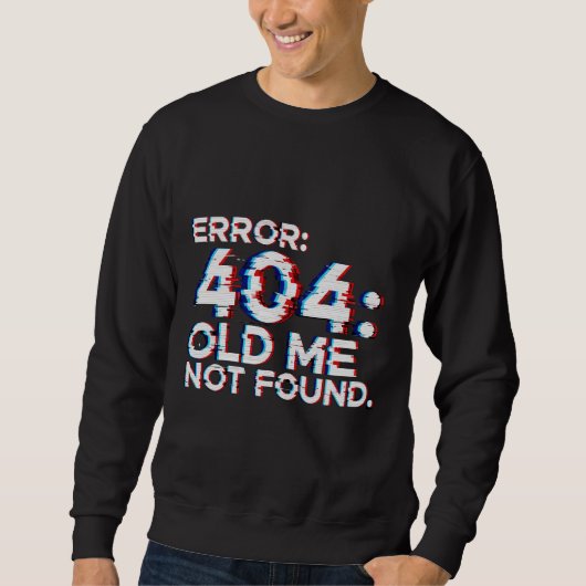 ERROR 404 スウェットシャツ (正面)