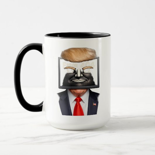 Error 404 - トランプ パロディ マグカップ (左)