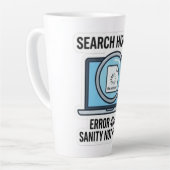 Error 404 マグカップ - 面白いITコーヒーカップ (左アングル)