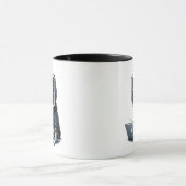 Error 404 Brain Not Found Funny Design – Programme マグカップ (中央)