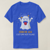 Error 404 Costume Not Found Cute Ghost Funny Hallo Tシャツ (デザイン正面)