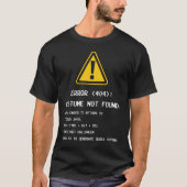 Error 404 Costume Not Found - Funny Halloween Tシャツ (正面)