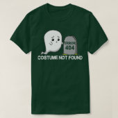 Error 404 Costume Not Found Ghost Boo Halloween 73 Tシャツ (デザイン正面)