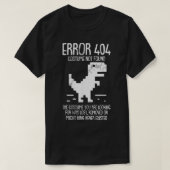 Error 404 Costume Not Found Lazy Halloween Funny G Tシャツ (デザイン正面)