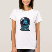 Error 404 Future Not Found – 未来のクリスタル Tシャツ (正面)
