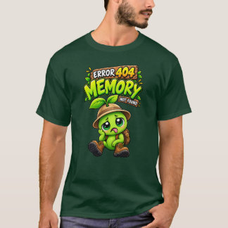 Error 404 Memory Not Found おもしろPodPea Tシャツ