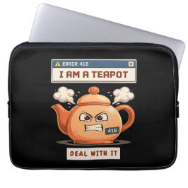 Error 418: I Am a Teapot. ラップトップスリーブ