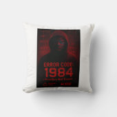 Error Code – Freedom Not Found Dystopian クッション (正面)