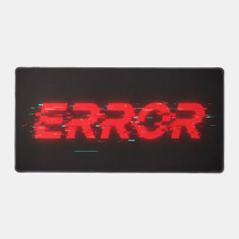 "ERROR" Glitch Aesthetic Extended Desk Mat デスクマット