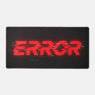 "ERROR" Glitch Aesthetic Extended Desk Mat デスクマット