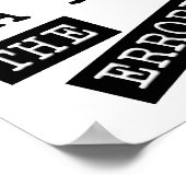 『Erroresous Winポスタおもしろいー』 ポスター (角)