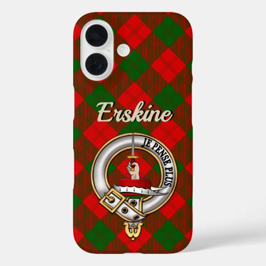Erskine Clan Badge & Tartan iPhone / iPad case Case-Mate iPhoneケース (裏面)