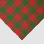 Erskine tartan red green plaid 薄葉紙 (詳細)