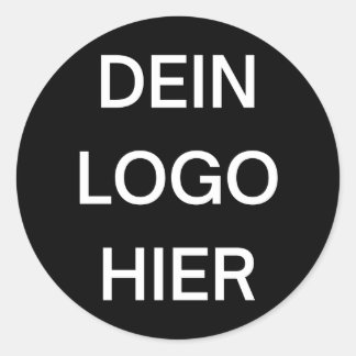 Erstelle deinen eigenen Aufkleber mit deinem Logo ラウンドシール