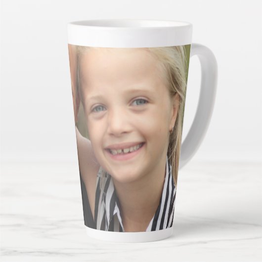 Erstellen Sie Ihr eigenes Foto カフェラテマグ (右アングル)