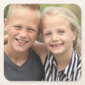 Erstellen Sie Ihr eigenes Foto  スクエアペーパーコースター (正面)