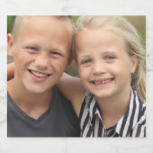 Erstellen Sie Ihr eigenes Foto スパークリングワインラベル (シングルラベル)