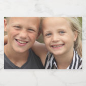 Erstellen Sie Ihr eigenes Foto スパークリングワインラベル (シングルラベル)