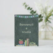 Erster Schultag | Benvenuti a scuola ポストカード (スタンド正面)