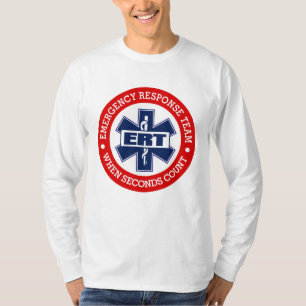 ERTの緊急状態応答のチーム Tシャツ