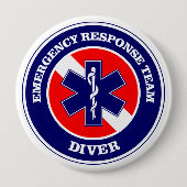 ERTダイバー 缶バッジ (正面)