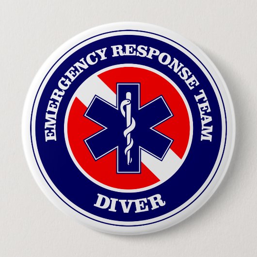 ERTダイバー 缶バッジ (正面)