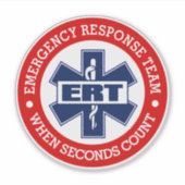 ERT緊急対応チーム シール (正面)