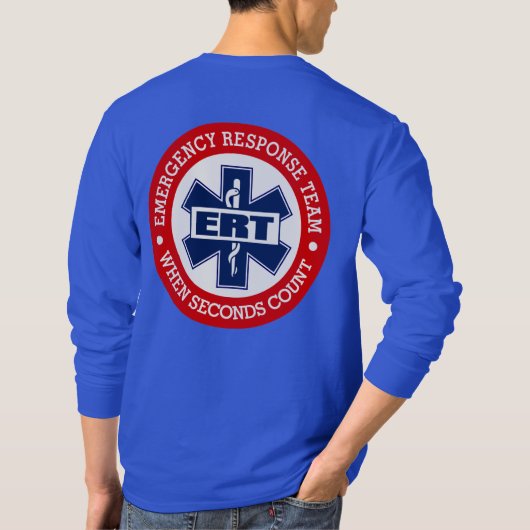 ERT緊急対応チーム Tシャツ (裏面)