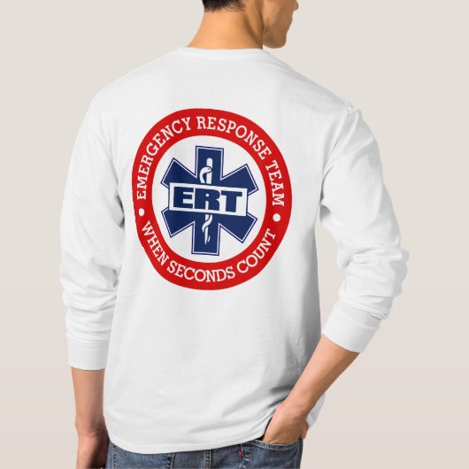 ERT緊急対応チーム Tシャツ (裏面)