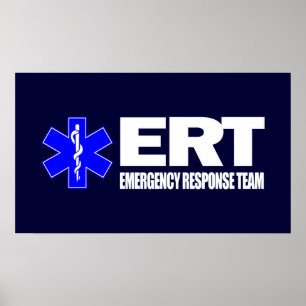 ERT -緊急状態応答のチーム ポスター