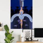 Erte – 彼女の秘密ファン ポスター (ホームオフィス)