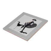 ERTE Lady with Dog タイル (側面)